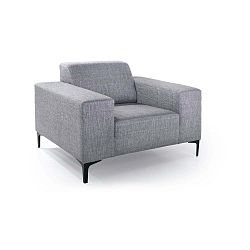 Světle šedé křeslo Scandic Diva