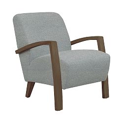 Světle šedé křeslo Windsor & Co Sofas Luna