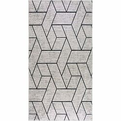 Světle šedý pratelný koberec 50x80 cm – Vitaus