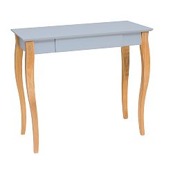 Světle šedý psací stůl Ragaba Lillo, délka 85 cm