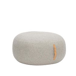 Světle šedý puf Hübsch Zargo, ø 75 cm