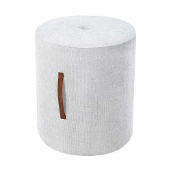 Světle šedý puf Kooko Home Motion, ø 40 cm