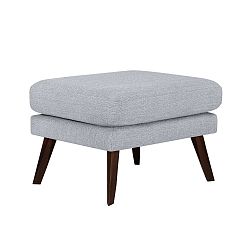 Světle šedý taburet Mazzini Sofas Elena