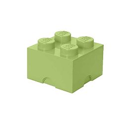 Světle zelený úložný box čtverec LEGO®