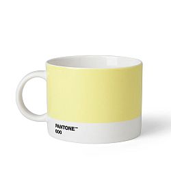Světle žlutý hrnek na čaj Pantone 600, 475 ml
