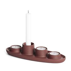 Svícen ve vínové barvě EMKO Aye Aye Four Candles