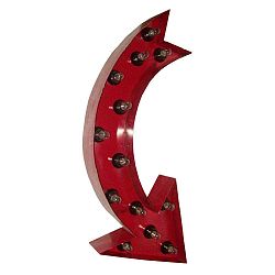 Svítící nástěnná dekorace Antic Line Arrow, 67 cm