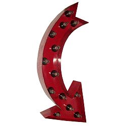 Svítící nástěnná dekorace Antic Line Arrow, 75 cm