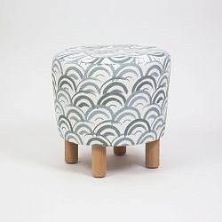 Taburet s dřevěnými nohami Cono Mimar, ⌀ 41 cm