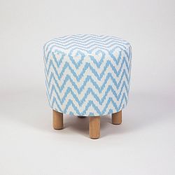 Taburet s dřevěnými nohami Cono Nina, ⌀ 41 cm