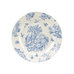 Talíř Churchill China Toile Blue de Jardin, 20 cm