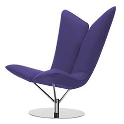 Tmavě fialové křeslo Softline Angel Vision Lilac