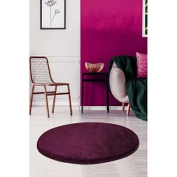 Tmavě fialový koberec Milano, ⌀ 90 cm