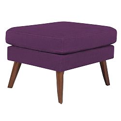 Tmavě fialový taburet Mazzini Sofas Elena
