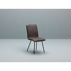 Tmavě hnědá jídelní židle Design Twist Moen