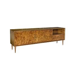 Tmavě hnědá TV komoda Evergreen House Design