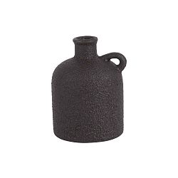 Tmavě hnědá váza PT LIVING Burly, výška 17 cm