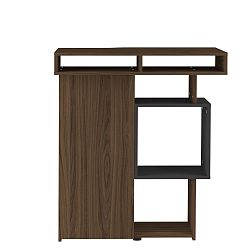 Tmavě hnědý barový stolek Symbiosis Bar