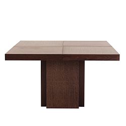 Tmavě hnědý jídelní stůl TemaHome Dusk, 130 cm