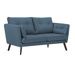 Tmavě modrá 2místná pohovka Mazzini Sofas Elena