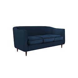 Tmavě modrá třímístná pohovka Kooko Home Glam