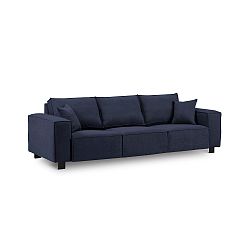 Tmavě modrá třímístná pohovka Kooko Home Modern