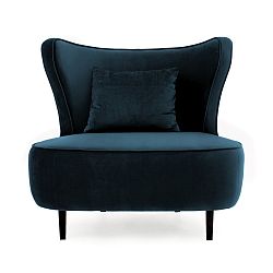 Tmavě modré křeslo Vivonita Douglas Love Seat
