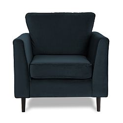 Tmavě modré křeslo Vivonita Portobello