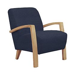 Tmavě modré křeslo Windsor & Co Sofas Luna
