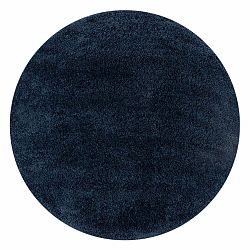 Tmavě modrý kulatý koberec ø 133 cm – Flair Rugs
