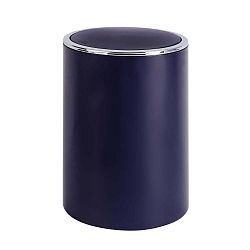 Tmavě modrý odpadkový koš Wenko Inca Dark Blue