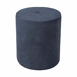 Tmavě modrý puf Kooko Home Motion, ø 40 cm