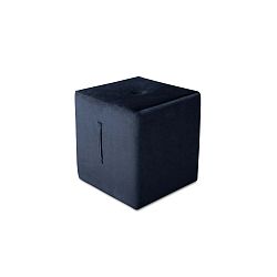Tmavě modrý puf Mazzini Sofas Margaret, 40 x 45 cm