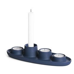 Tmavě modrý svícen EMKO Aye Aye Four Candles