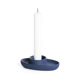 Tmavě modrý svícen EMKO Aye Aye One Candle