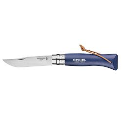 Tmavě modrý zavírací nůž Opinel Trekking N°08
