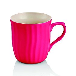 Tmavě růžový porcelánový hrnek Efrasia