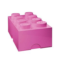 Tmavě růžový úložný box LEGO®