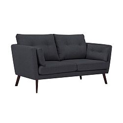 Tmavě šedá 2místná pohovka Mazzini Sofas Elena