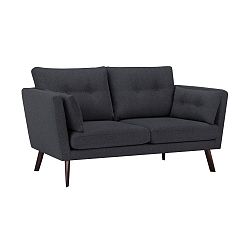 Tmavě šedá 3místná pohovka Mazzini Sofas Elena