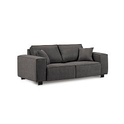 Tmavě šedá dvoumístná pohovka Kooko Home Modern