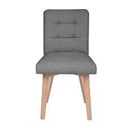 Tmavě šedá jídelní židle Mazzini Sofas Tulip