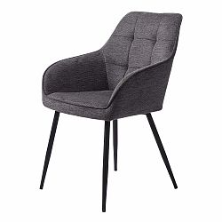 Tmavě šedá jídelní židle Nolan – Unique Furniture