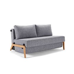 Tmavě šedá rozkládací pohovka Innovation Cubed