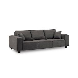 Tmavě šedá třímístná pohovka Kooko Home Modern