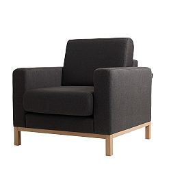 Tmavě šedé křeslo Custom Form Scandic