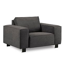 Tmavě šedé křeslo Kooko Home Modern