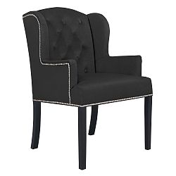 Tmavě šedé křeslo Mazzini Sofas Apollo