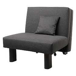 Tmavě šedé rozkládací křeslo Max Winzer Cody