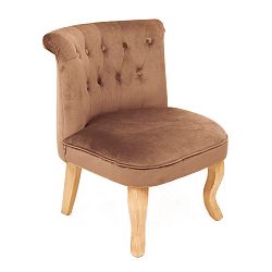 Tmavě šedé sametové křeslo Miloo Home Vanity